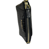 Givenchy Black Crocodile Embossed Leather Nano Antigona Crossbody Bag