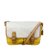 Coach Park Tricolor Leather Flap Crossbody Bag
