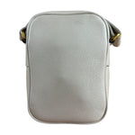 Gucci White Grained Sherry Leather Crossbody