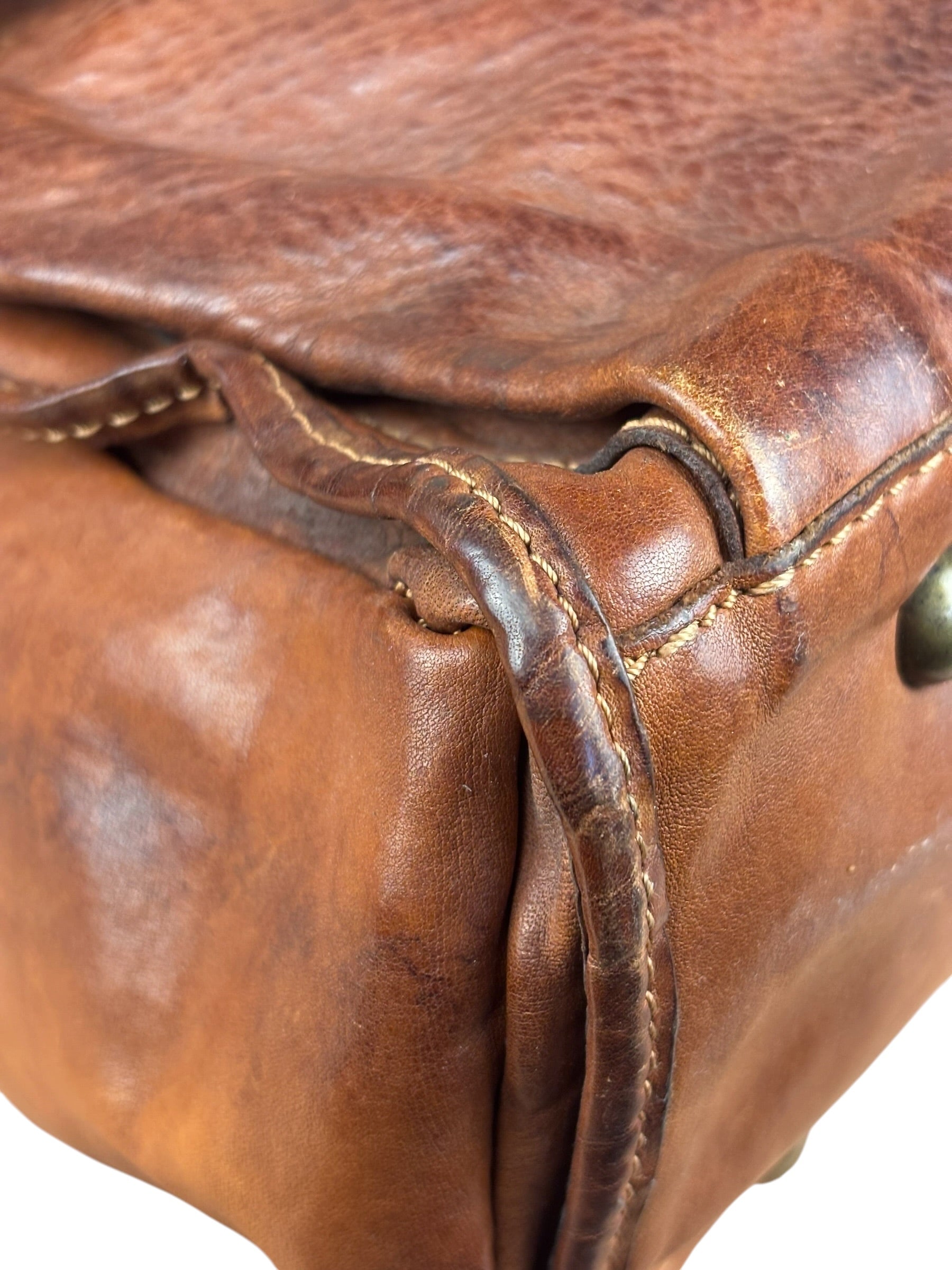 Campomaggi Brown Leather Messenger Bag