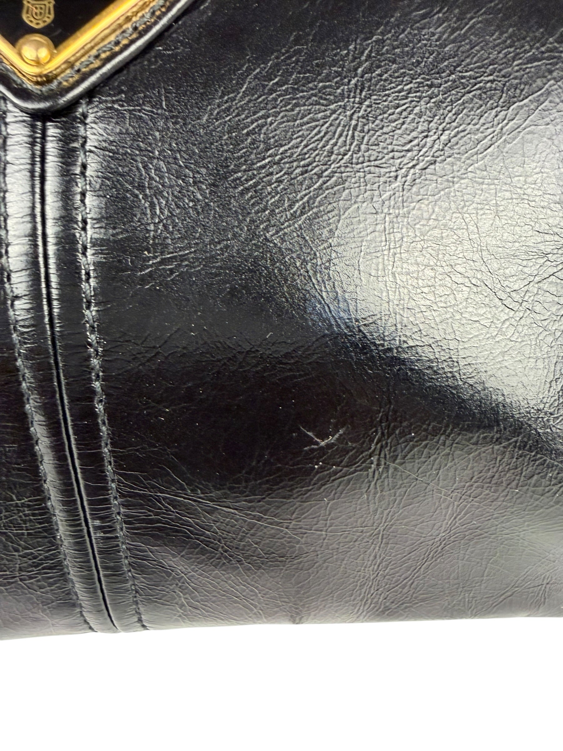 Prada Black Bonnie Calfskin Shoulder Bag