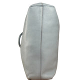 Prada Light Blue Vitello Daino Leather Tote