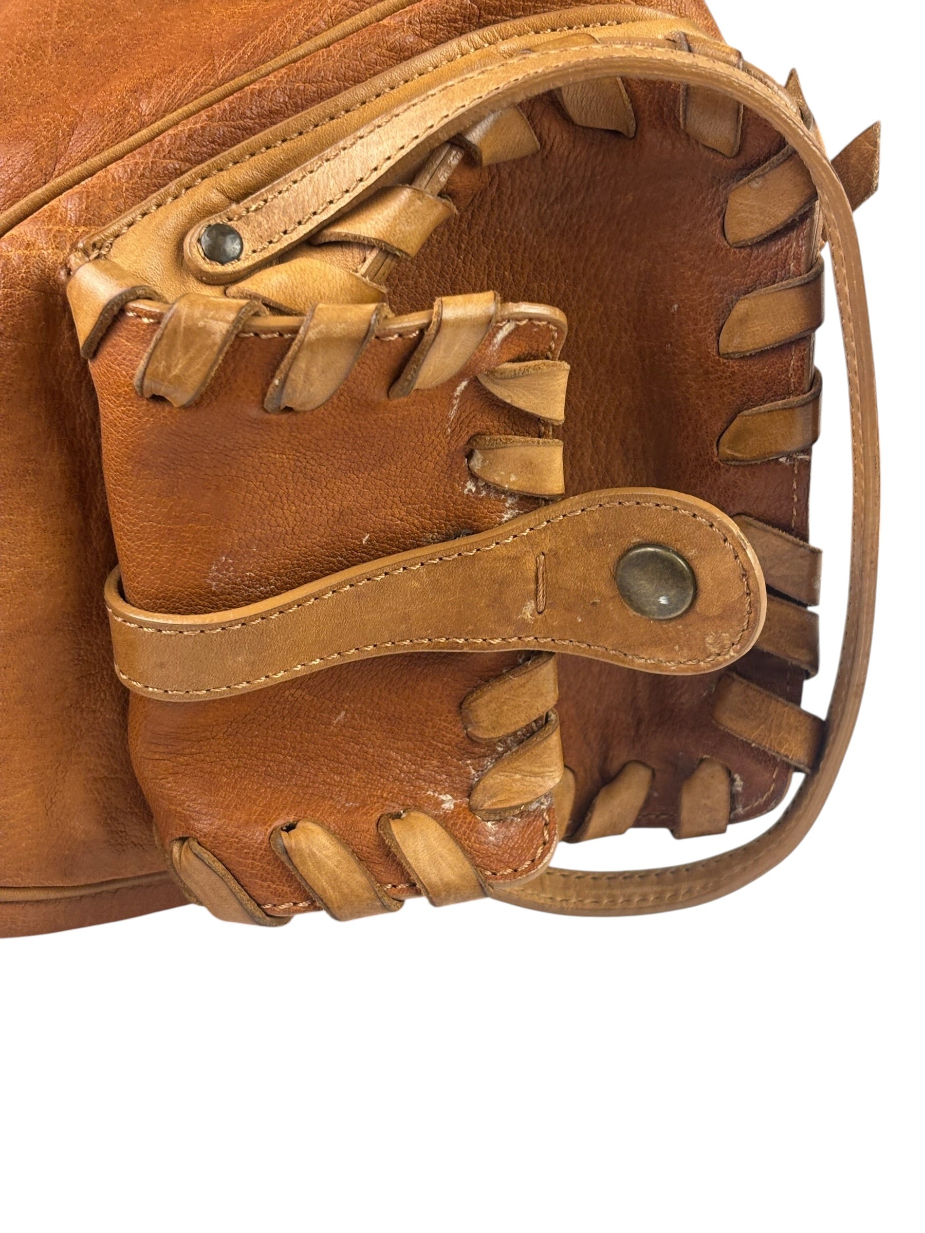 Chloe Tan Brown Leather Silverado Hobo Bag