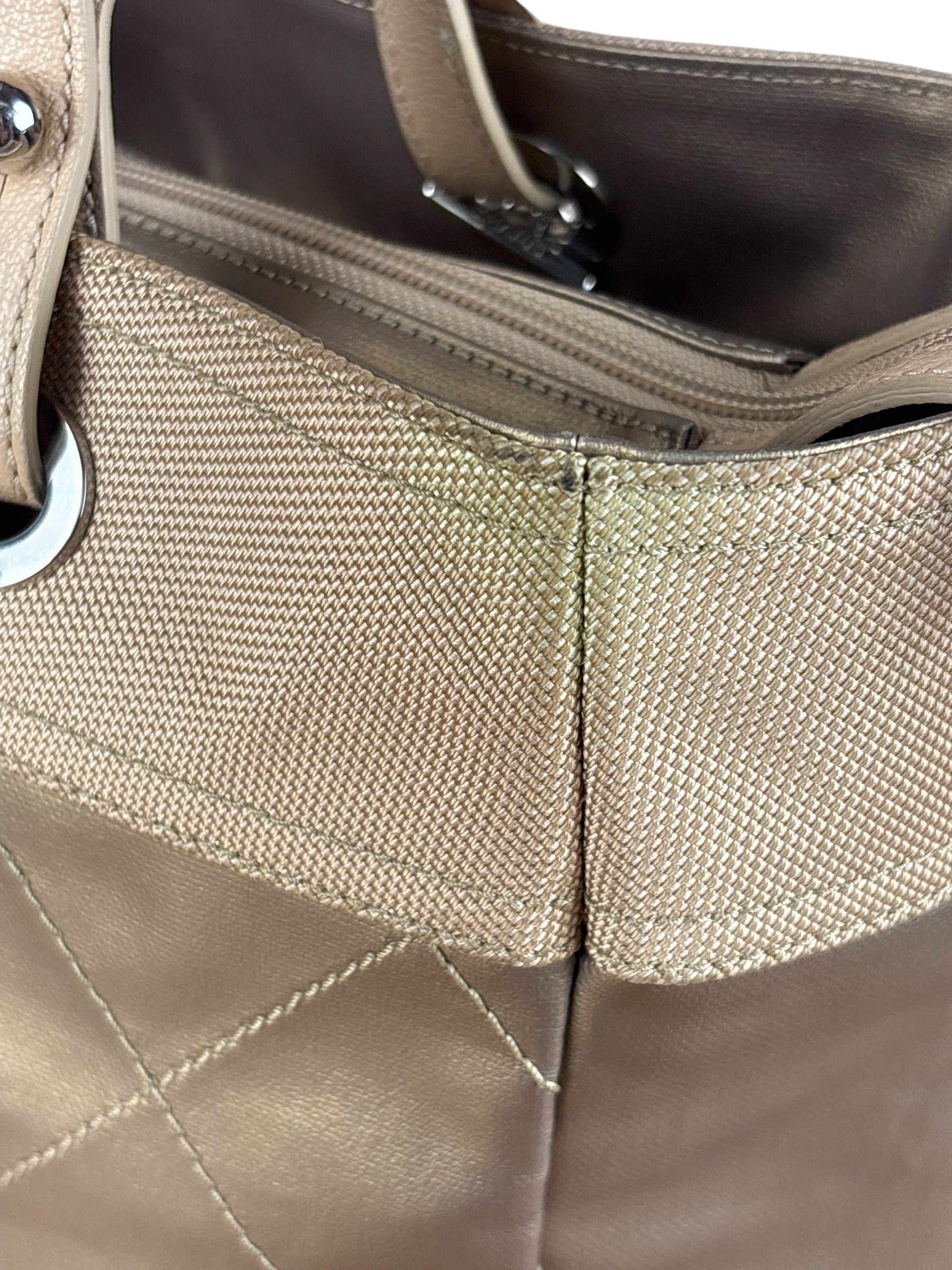 Chanel Metallic Gold Leather Paris-Biarritz Large Tote Bag 2007