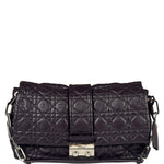 Christian Dior Purple Quilted Leather Flap Bag