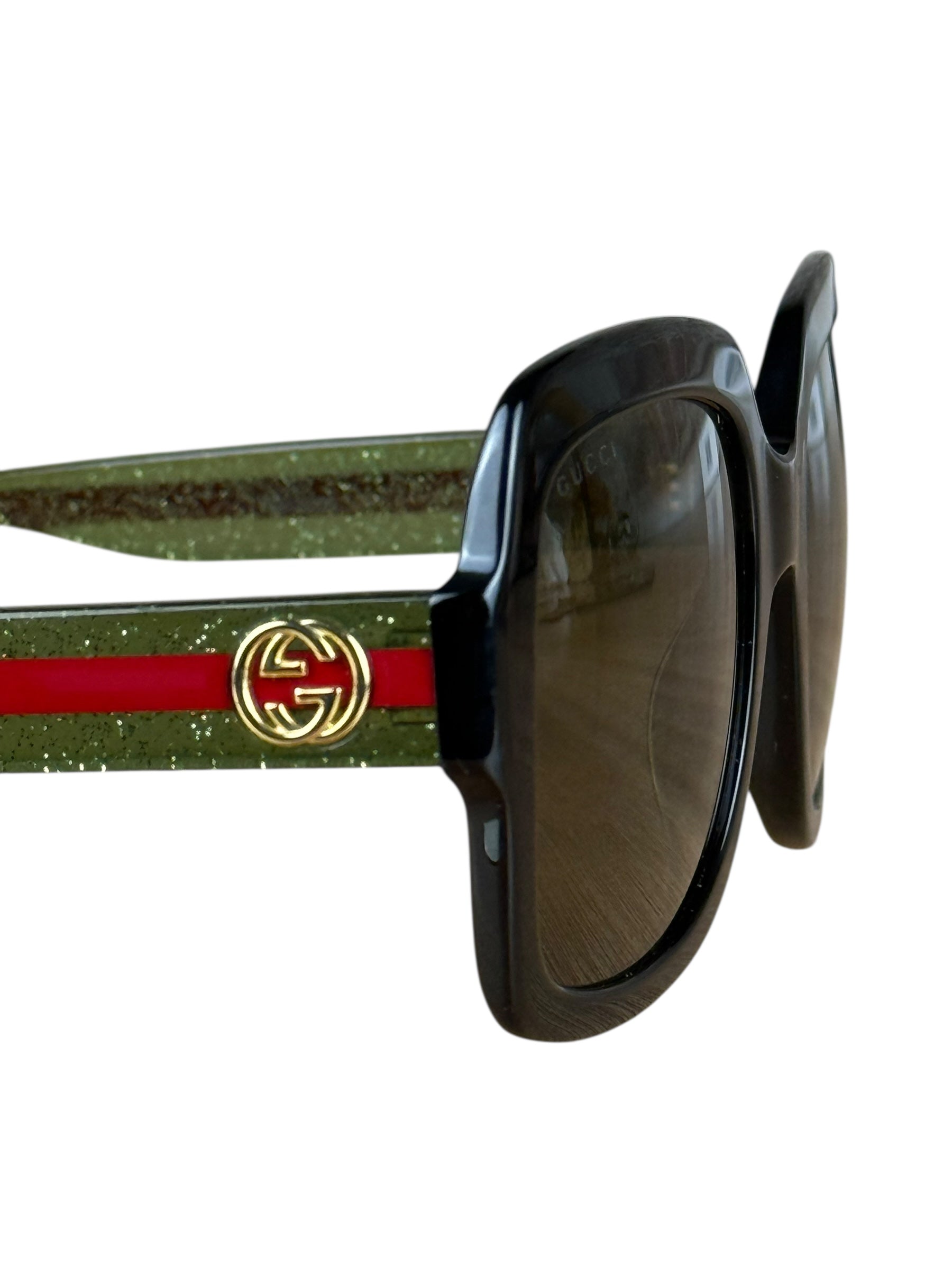 Gucci Large Black Frame Sunglasses