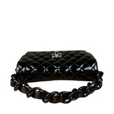 Chanel Vintage Black Quilted Leather Flap Bag 1996