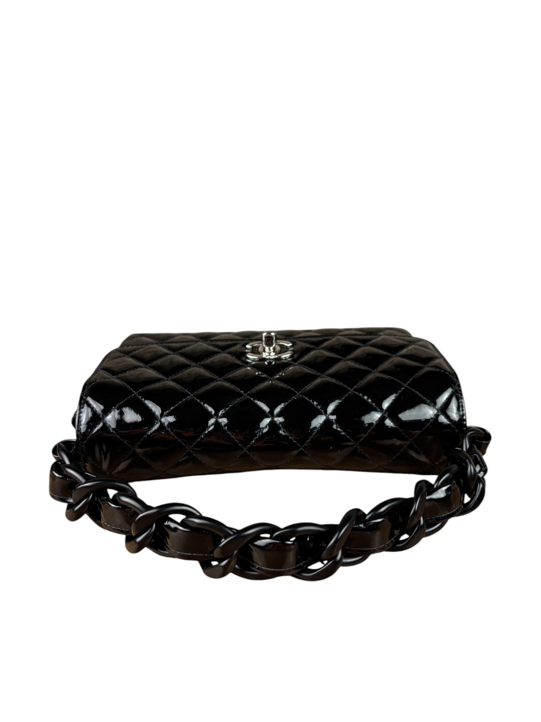 Chanel Vintage Black Quilted Leather Flap Bag 1996