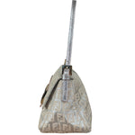 Fendi Vintage Metallic Jacquard Mini Baguette