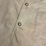 Prada Khaki Button Down Jacket Leather Lining