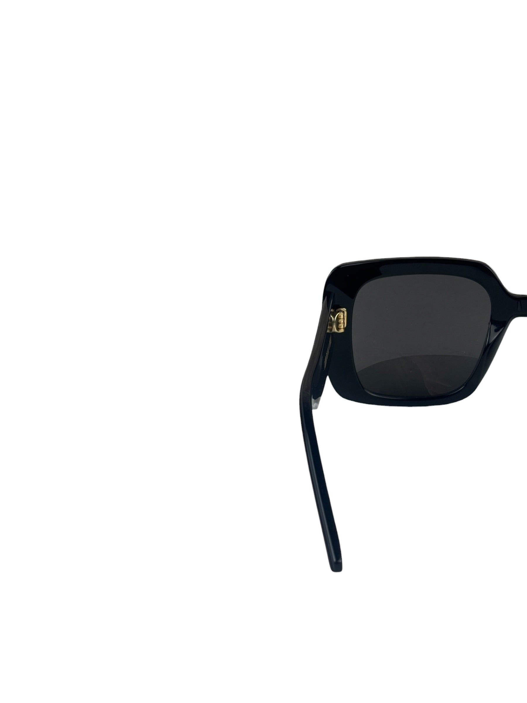 Christian Dior Black Oversized Square Wildior S3U Sunglasses