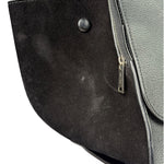 Celine Black Leather/Suede Trapeze Medium Handbag