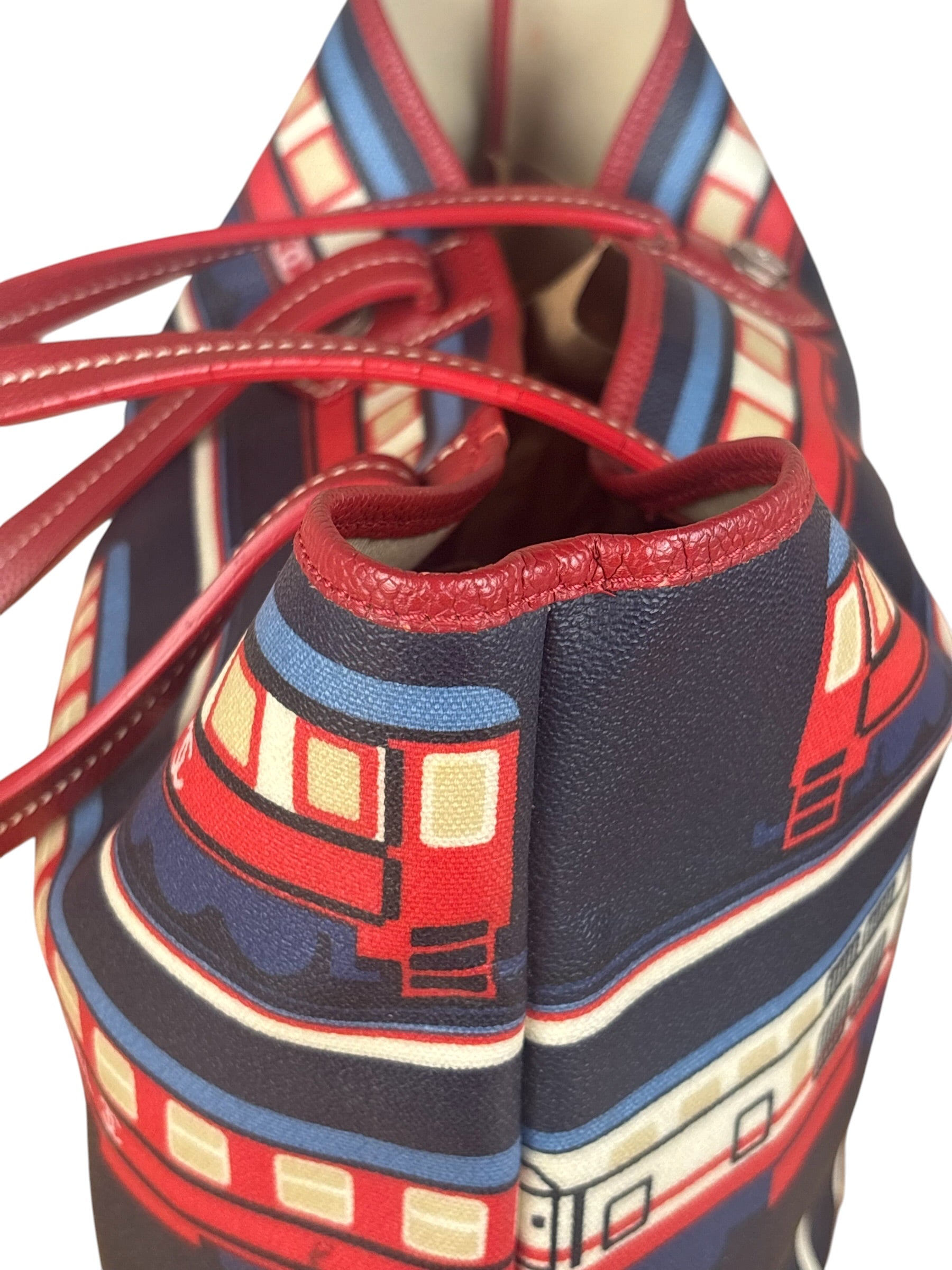 Chanel Multi-Color Leather Central Station Le Train Tote Bag 2007