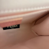 Fendi Pink Python Flower Studded Mini Chain Shoulder Bag