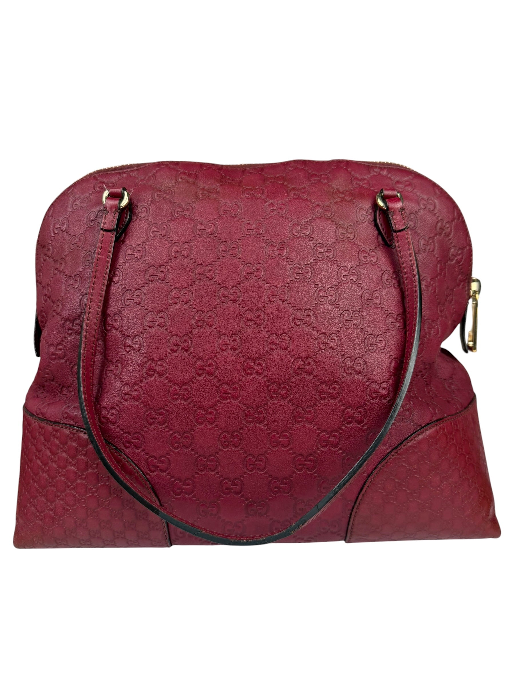 Gucci Ruby Red Bree Dome Tote