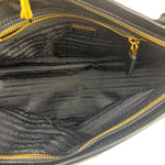 Prada Black Bonnie Calfskin Shoulder Bag