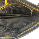 Prada Black Bonnie Calfskin Shoulder Bag