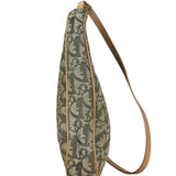 Christian Dior Vintage Olive Green Oblique Saddle Pochette
