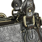 Chloé Grey Metallic Small Paddington Handbag