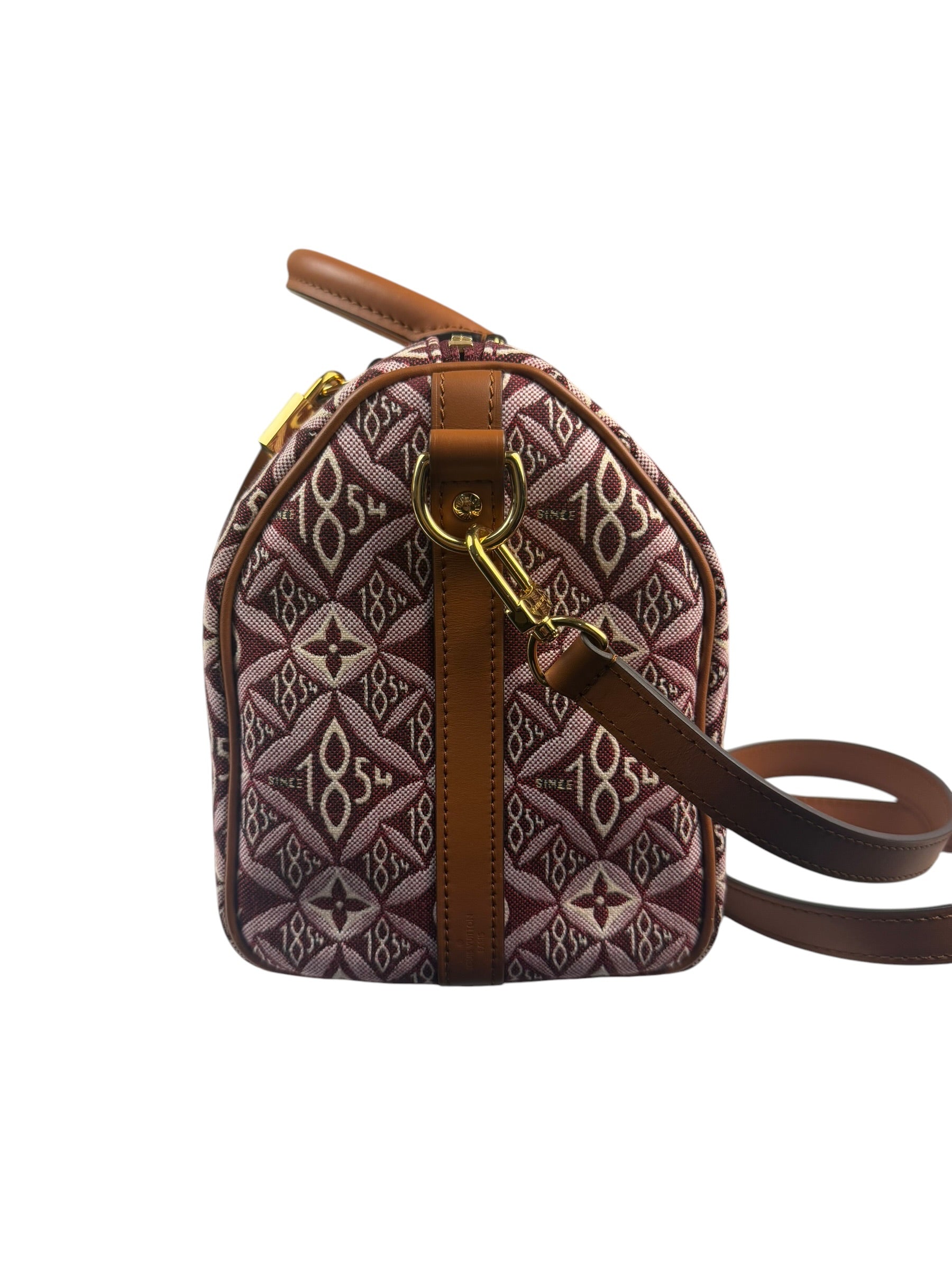 Louis Vuitton Jacquard Since 1854 Speedy Bandouliere 25