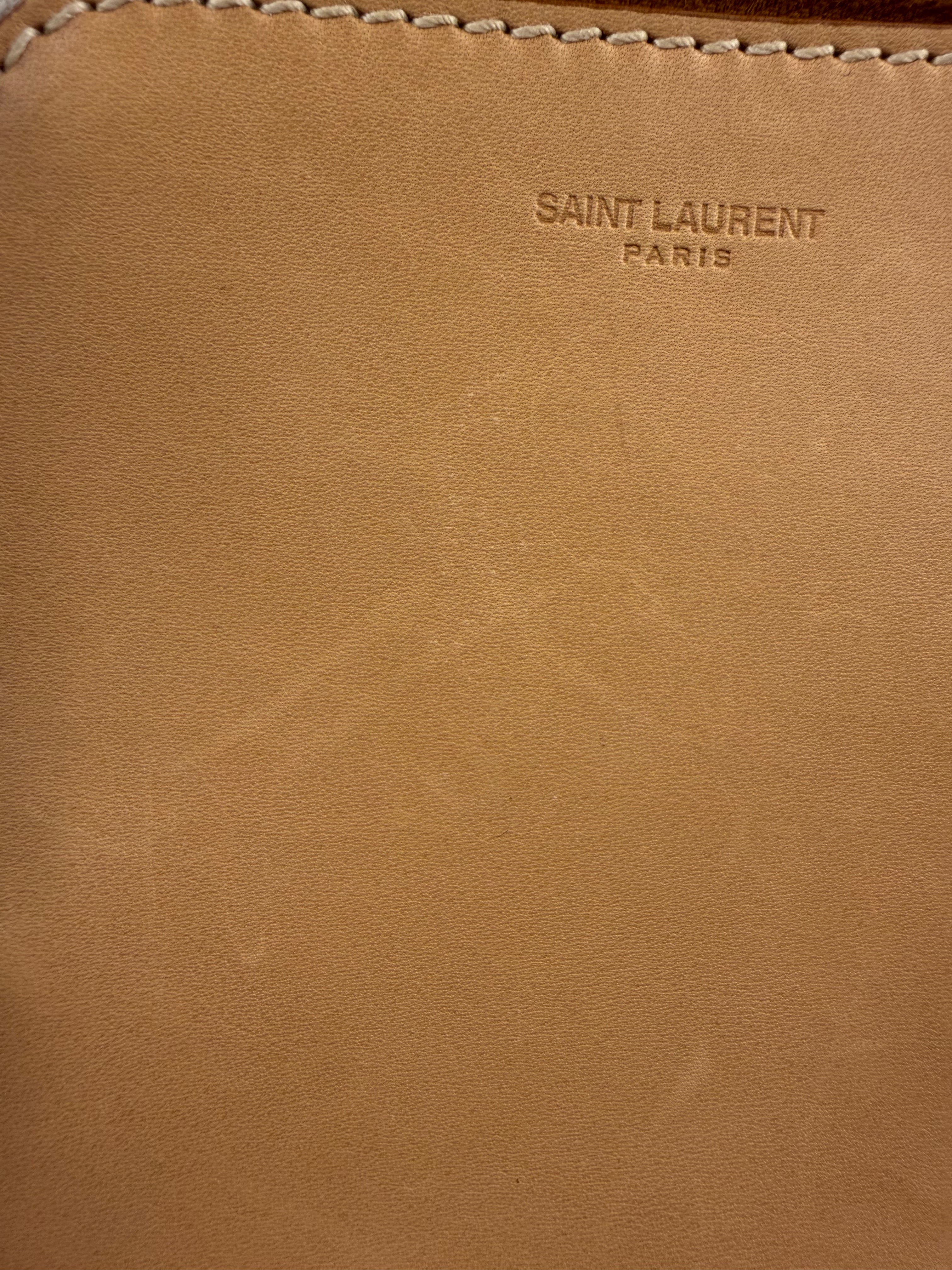 Yves Saint Laurent Beige Crossbody Pouch