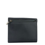 Loewe Muted Slate Blue Leather Monogram Debossed Anagram Wallet