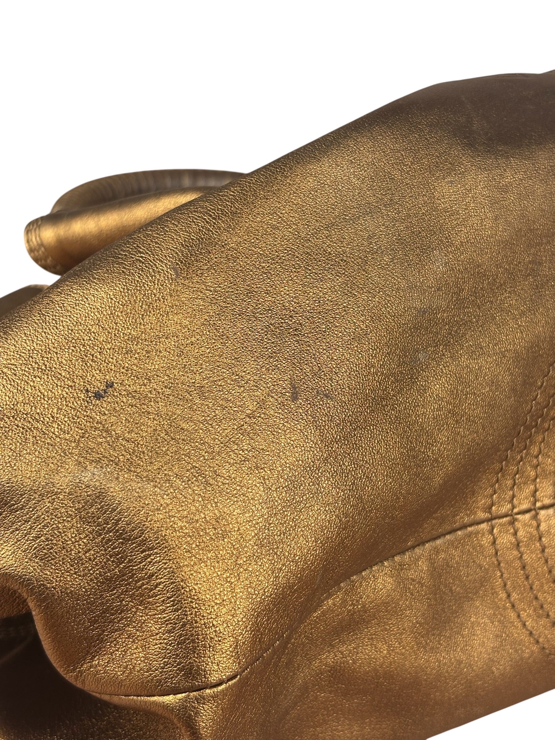Loewe Vintage Metallic Brown Nappa Aire Hobo Tote Bag