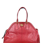 Gucci Re(Belle) Red Leather Top Handle Bag