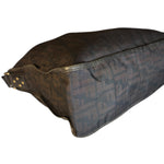 Fendi Black Zucca Canvas Chef Shoulder Bag