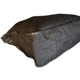 Fendi Black Zucca Canvas Chef Shoulder Bag