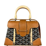 Goyard Mini Goyardine Saigon Top Handle Bag