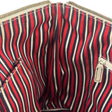 Gucci Western Logo Denim Abbey Zip Tote