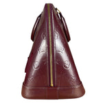 Louis Vuitton Monogram Vernis Alma GM Burgundy