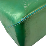 Louis Vuitton Vintage Teal Monogram Vernis Wilshire PM Tote