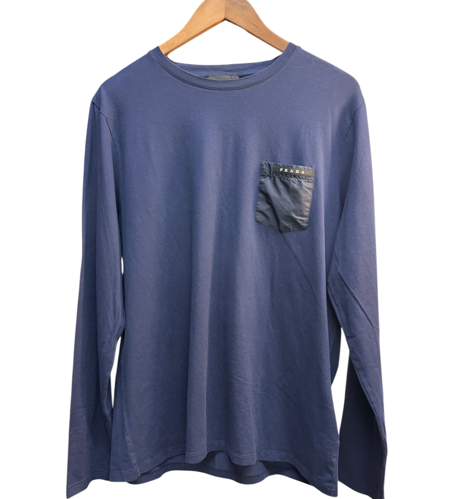 Prada Navy Full Sleeves T-Shirt