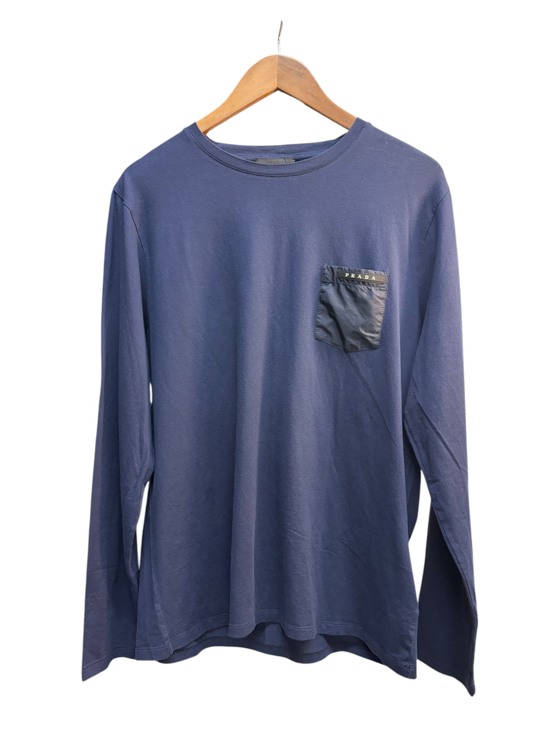 Prada Navy Full Sleeves T-Shirt