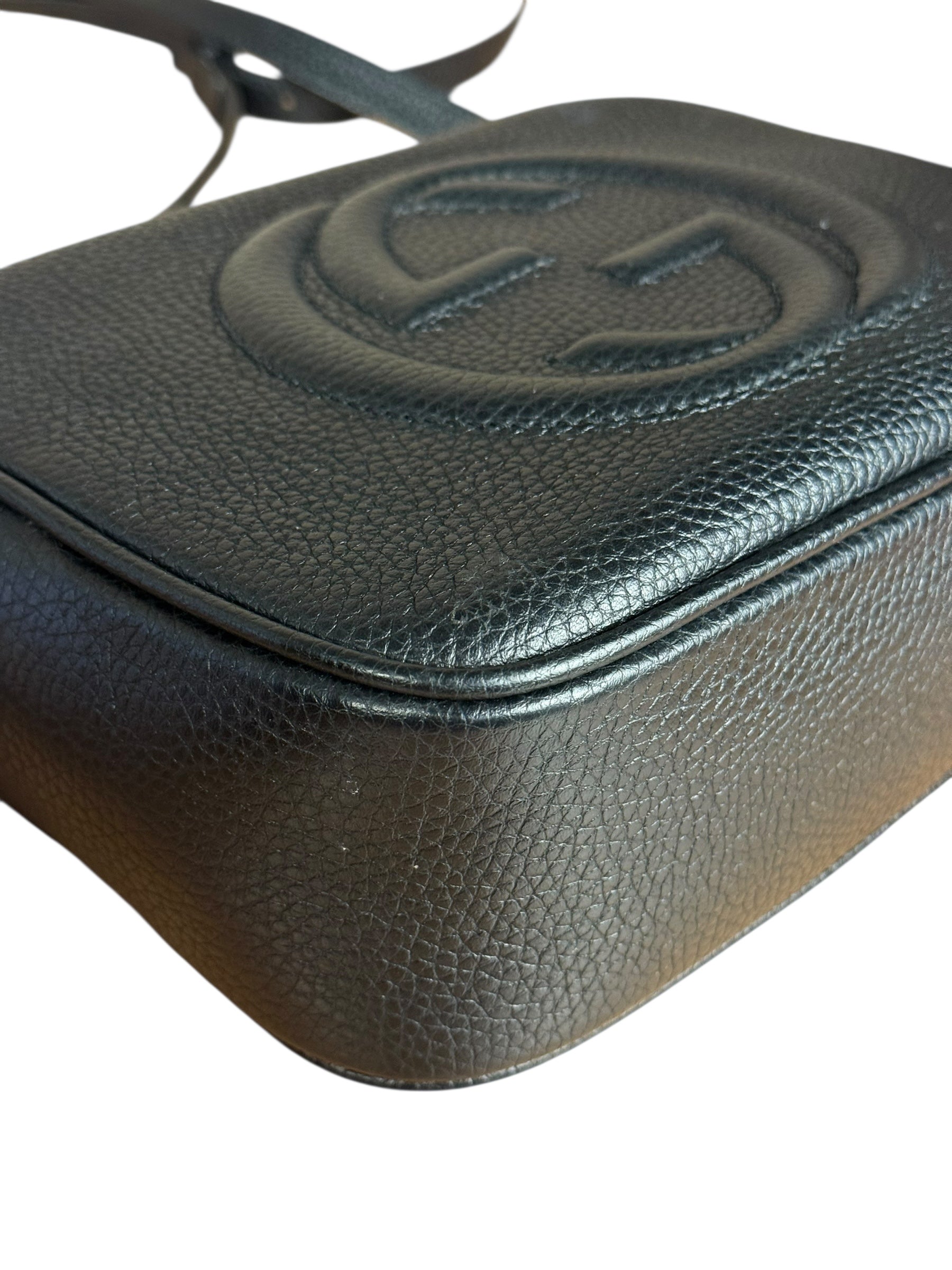 Gucci Black GG Camera Crossbody Bag