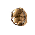 Gucci 1500L Brown 12/6 Dial SS Bangle