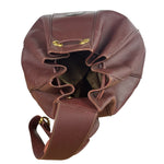 Cartier Vintage Burgundy Leather Must De Cartier Bucket Bag