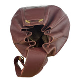 Cartier Vintage Burgundy Leather Must De Cartier Bucket Bag