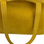 Fendi Yellow Leather Shoulder Bag