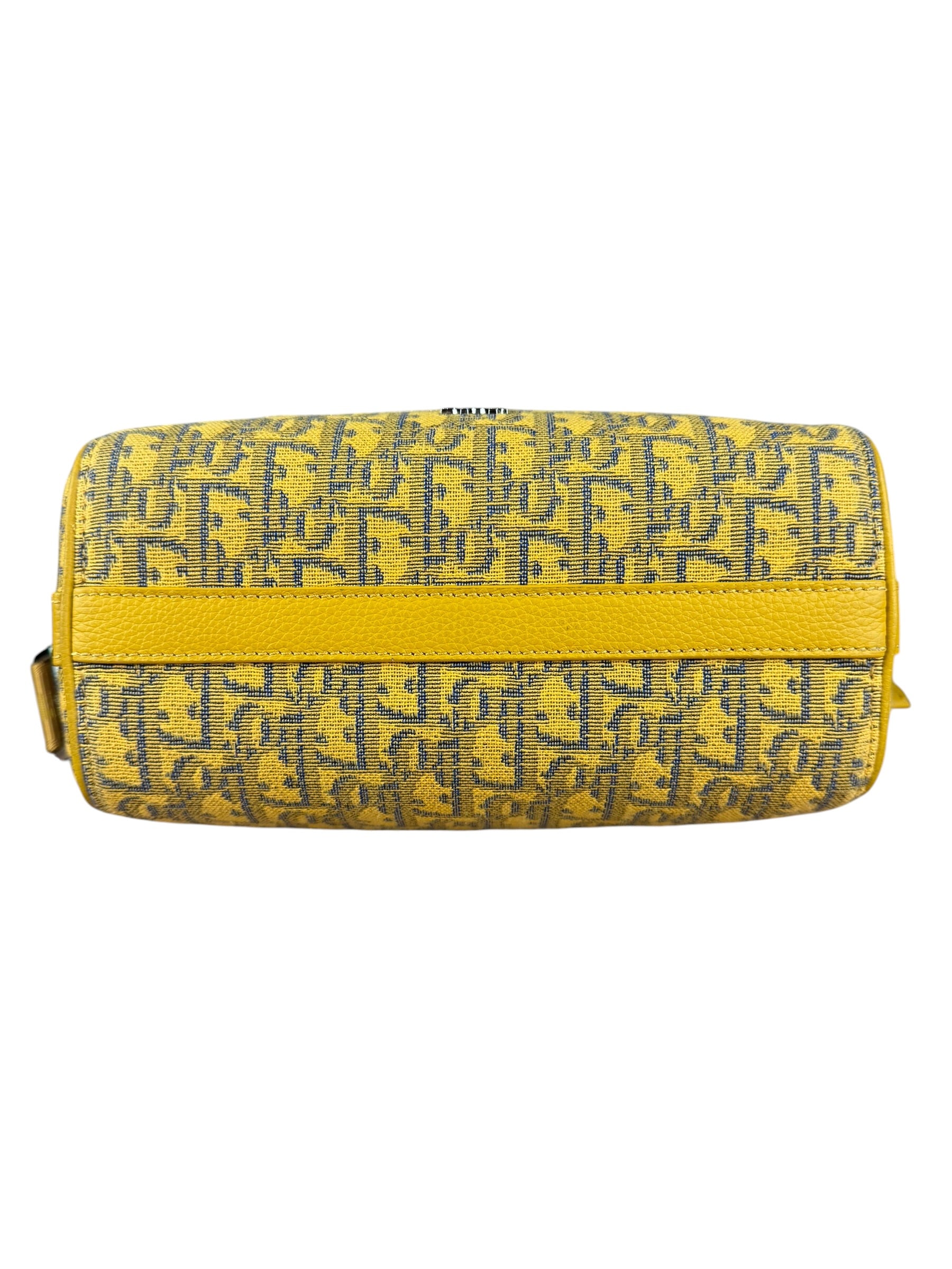 Christian Dior Yellow Oblique Canvas Lingot 22 Shoulder Bag