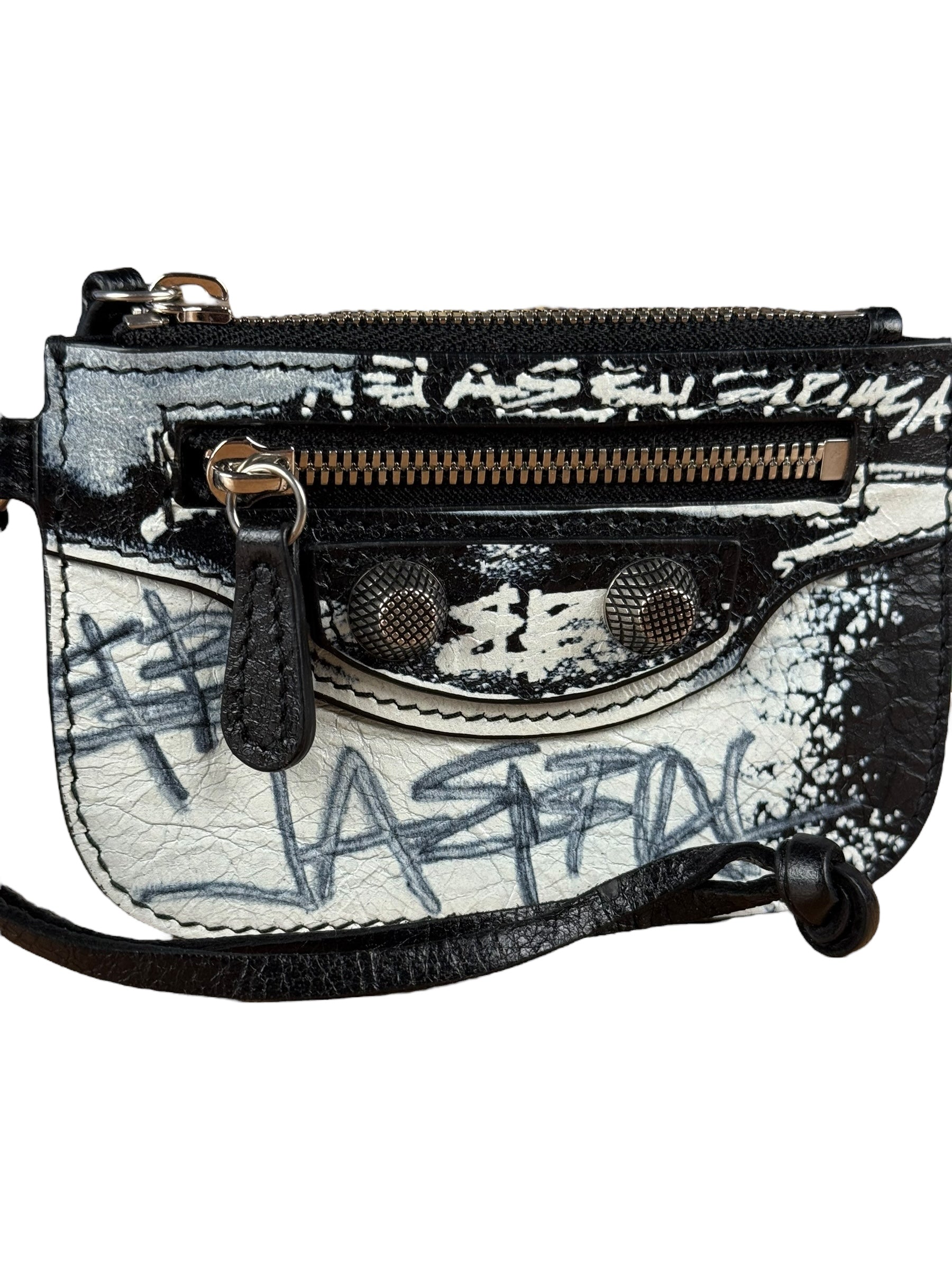 Balenciaga Graffiti  Zipper Pouch