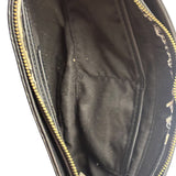 Valentino Black Leather Mario Spa Flap Bag