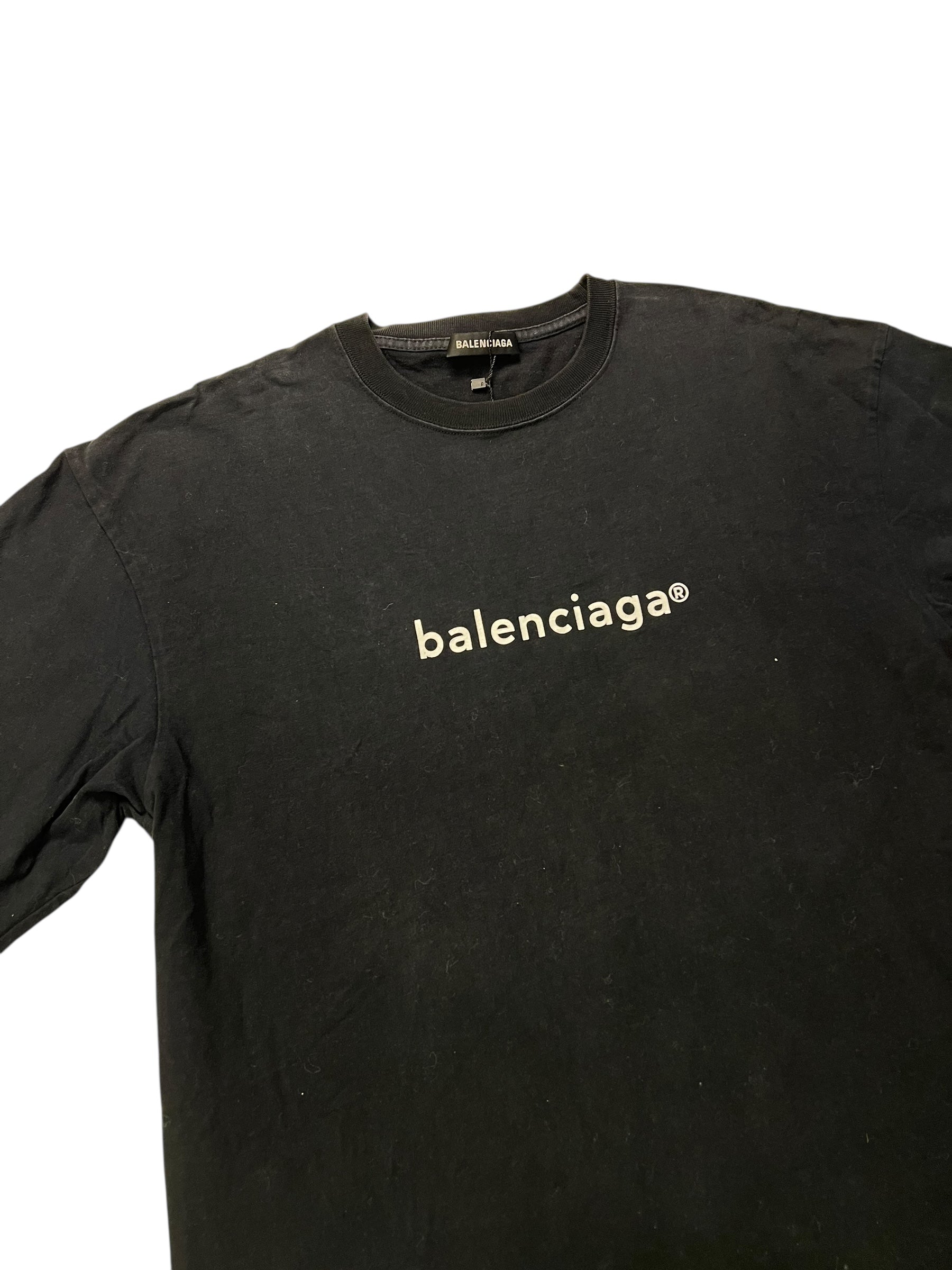 Balenciaga Logo Short Sleeve Shirt