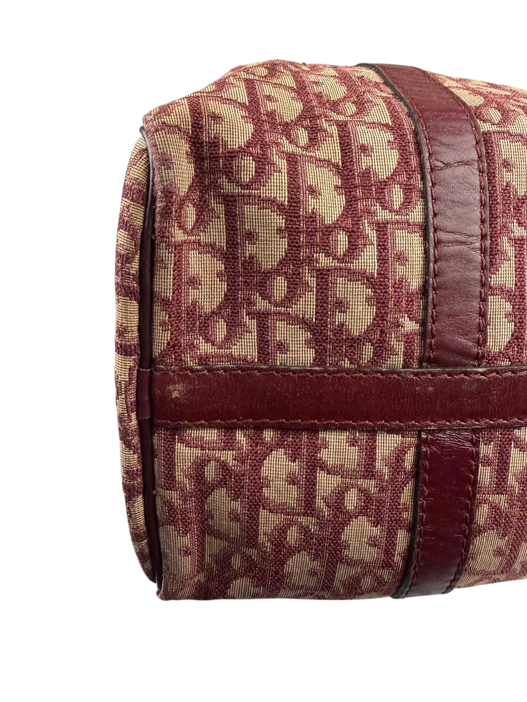 Christian Dior Vintage Monogram Trotter Boston Handbag
