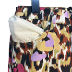 Roberto Cavalli Multicolored Animal-Print Denim Straight Pants