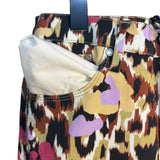 Roberto Cavalli Multicolored Animal-Print Denim Straight Pants