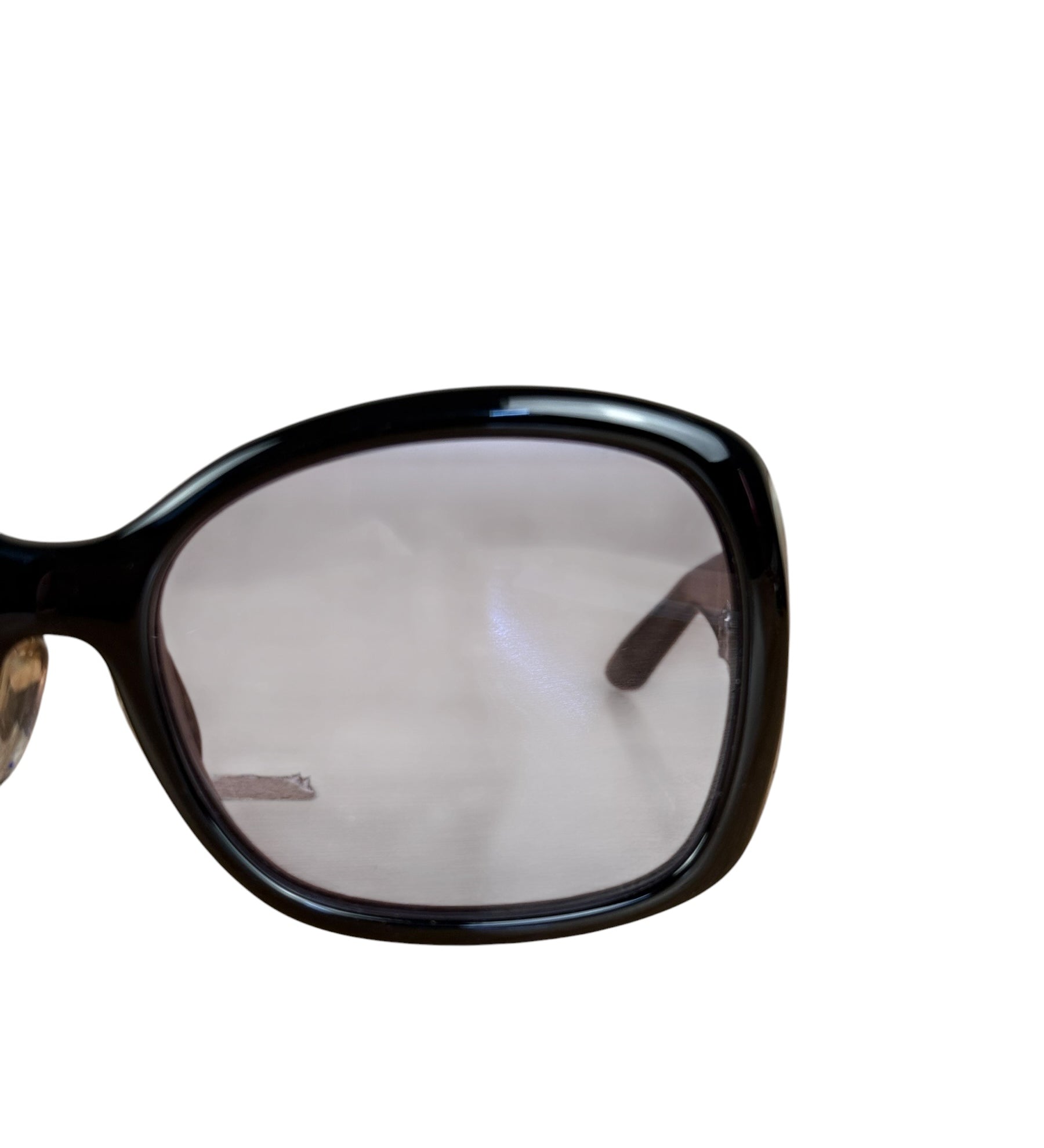 Fendi FS5196 Black Zucca FF Purple Tint Sunglasses