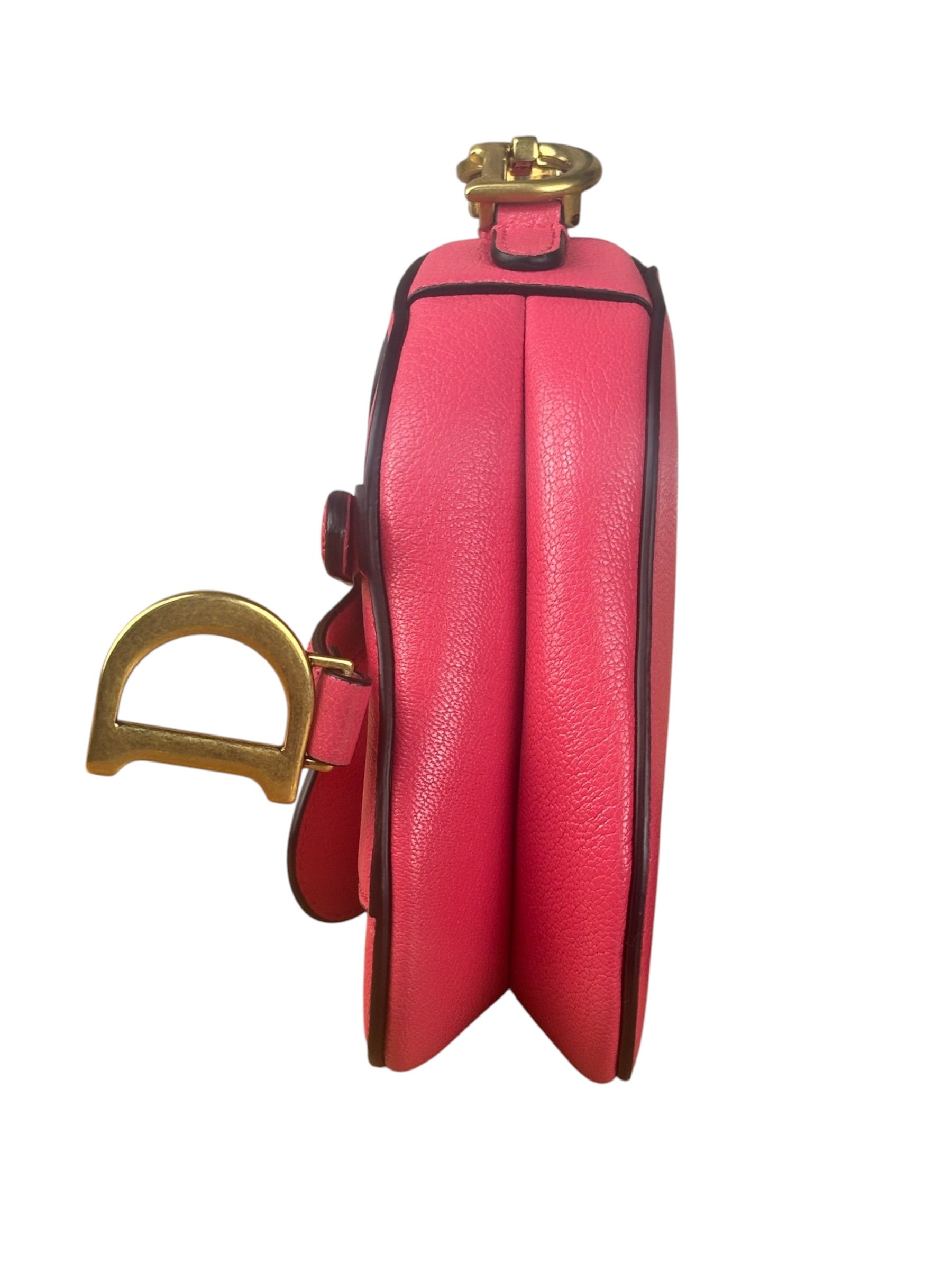 Christian Dior Pink Sanddle Micro Shoulder Bag